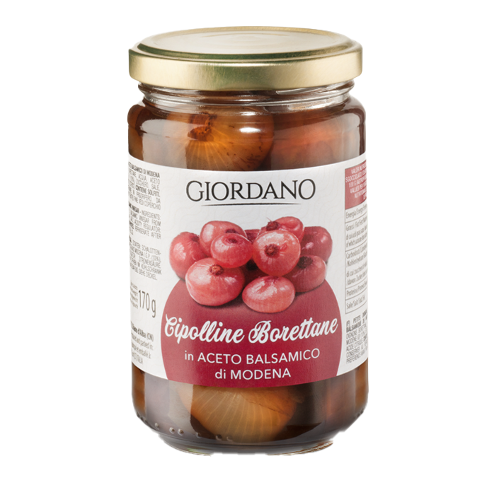 Cipolline Borettane In Aceto Balsamico Di Modena - 300.00g