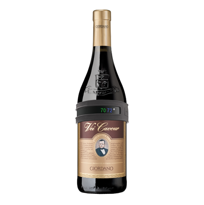 Termometro A Fascia Per Bottiglie Vacu Vin - Können Sie Erkennen, Wann Der Wein Die Richtige Temperatur Hat? Das Armbandthermometer Der Marke 'vacu Vin' Kann Das Für Sie Tun. Bevor Sie Ihren Wein Servieren, Legen Sie Das Schnappband Um Den Flaschenhals Un