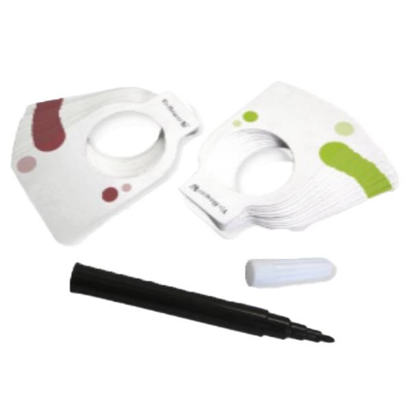 Etichette E Pennello - Set Mit 24 Etiketten, Ideal Zur Kennzeichnung Ihrer Lieblingsflaschen Und Zur Unterscheidung Bei Partys Und Veranstaltungen. Sie Eignen Sich Gut Als Geschenk Und Können Mit Dem Im Set Enthaltenen Schwarzen Markierstift Personalisier